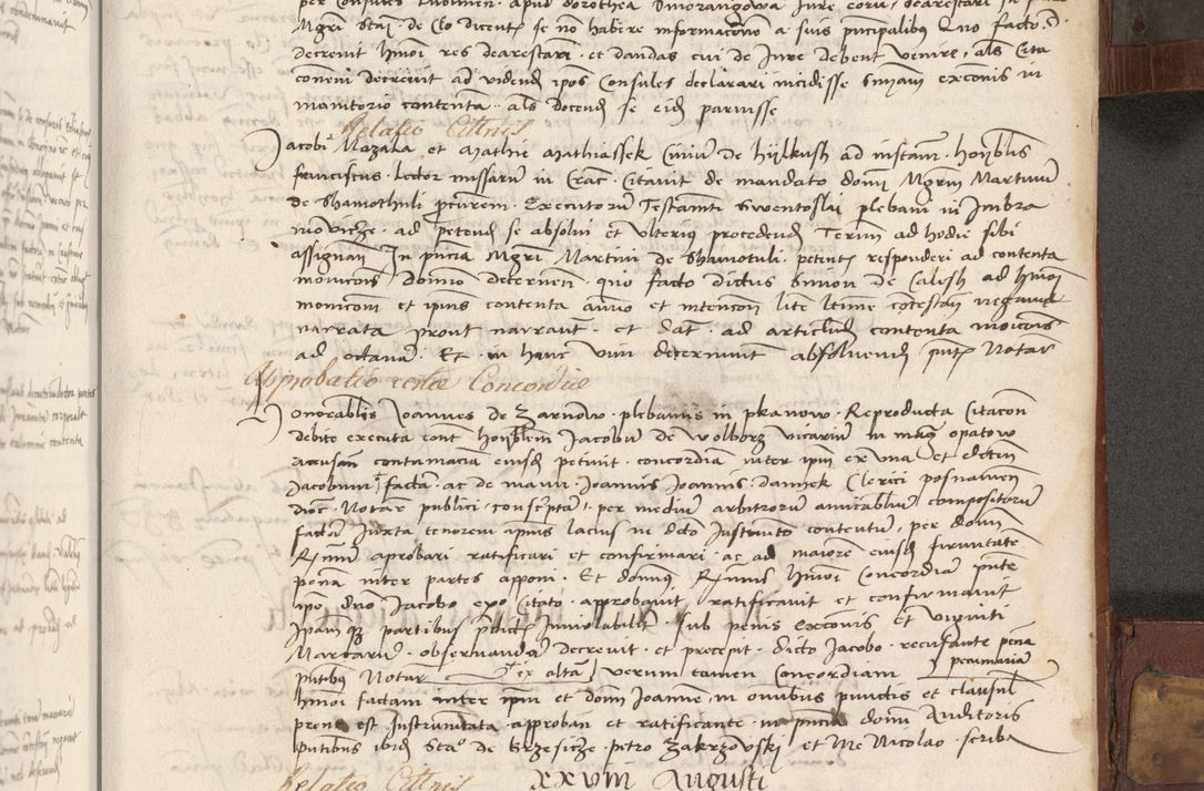 Zdjęcie nr 314 dla obiektu archiwalnego: Volumen II - um actorum episcopalium Joannis Konarski, episcopi Cracoviensis annorum sequentium: 1515, 1516, 1517, 1518, 1519, quorum indicem in dine huius voluminis videre est.