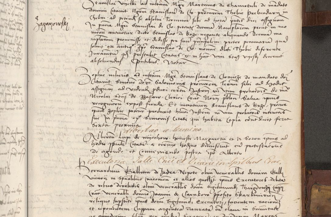 Zdjęcie nr 316 dla obiektu archiwalnego: Volumen II - um actorum episcopalium Joannis Konarski, episcopi Cracoviensis annorum sequentium: 1515, 1516, 1517, 1518, 1519, quorum indicem in dine huius voluminis videre est.