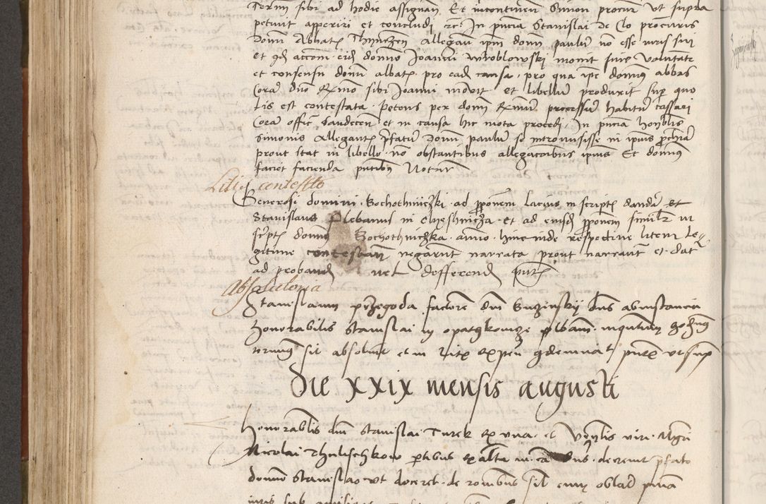 Zdjęcie nr 315 dla obiektu archiwalnego: Volumen II - um actorum episcopalium Joannis Konarski, episcopi Cracoviensis annorum sequentium: 1515, 1516, 1517, 1518, 1519, quorum indicem in dine huius voluminis videre est.