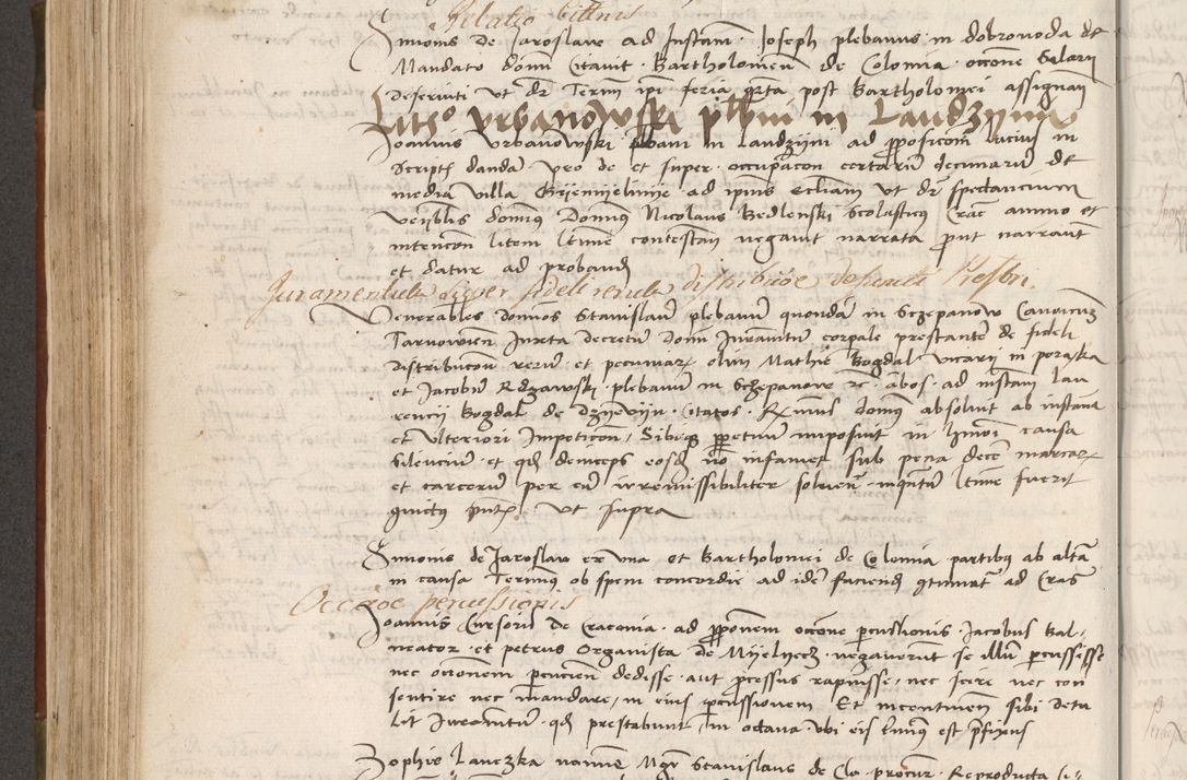 Zdjęcie nr 311 dla obiektu archiwalnego: Volumen II - um actorum episcopalium Joannis Konarski, episcopi Cracoviensis annorum sequentium: 1515, 1516, 1517, 1518, 1519, quorum indicem in dine huius voluminis videre est.
