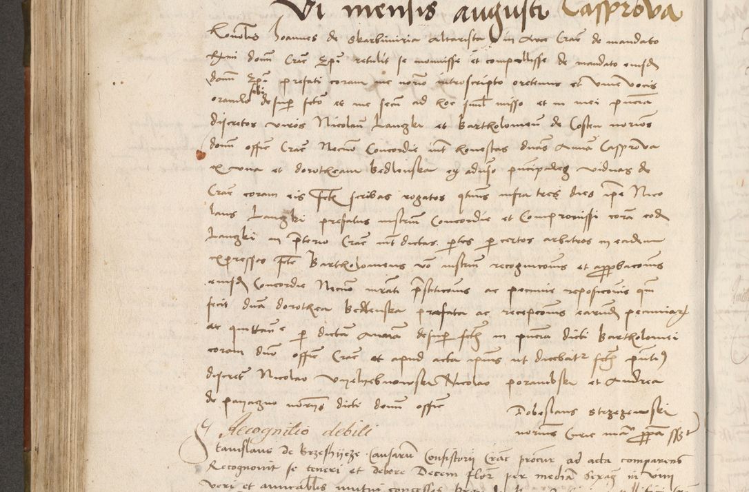 Zdjęcie nr 303 dla obiektu archiwalnego: Volumen II - um actorum episcopalium Joannis Konarski, episcopi Cracoviensis annorum sequentium: 1515, 1516, 1517, 1518, 1519, quorum indicem in dine huius voluminis videre est.