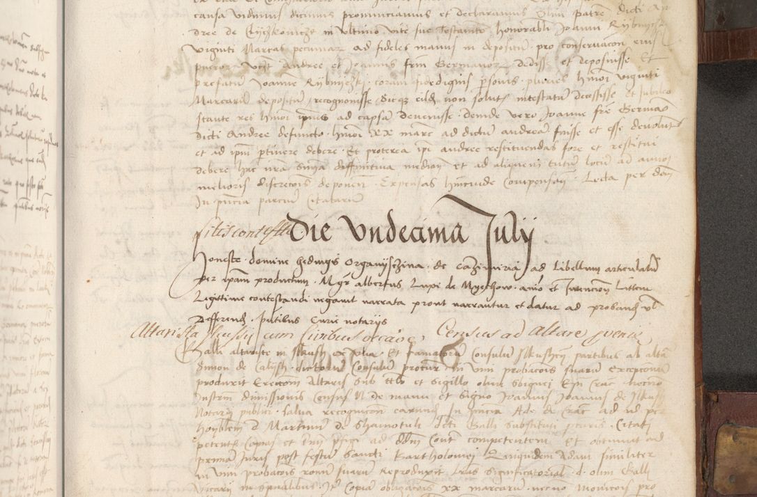 Zdjęcie nr 294 dla obiektu archiwalnego: Volumen II - um actorum episcopalium Joannis Konarski, episcopi Cracoviensis annorum sequentium: 1515, 1516, 1517, 1518, 1519, quorum indicem in dine huius voluminis videre est.