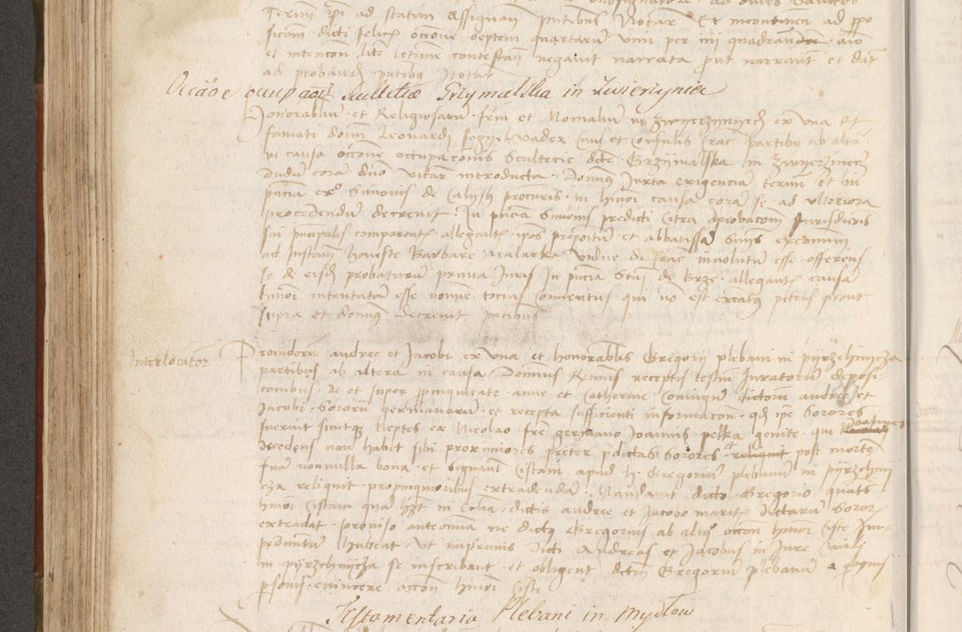 Zdjęcie nr 291 dla obiektu archiwalnego: Volumen II - um actorum episcopalium Joannis Konarski, episcopi Cracoviensis annorum sequentium: 1515, 1516, 1517, 1518, 1519, quorum indicem in dine huius voluminis videre est.