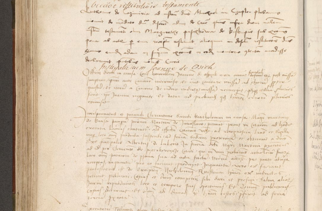 Zdjęcie nr 285 dla obiektu archiwalnego: Volumen II - um actorum episcopalium Joannis Konarski, episcopi Cracoviensis annorum sequentium: 1515, 1516, 1517, 1518, 1519, quorum indicem in dine huius voluminis videre est.