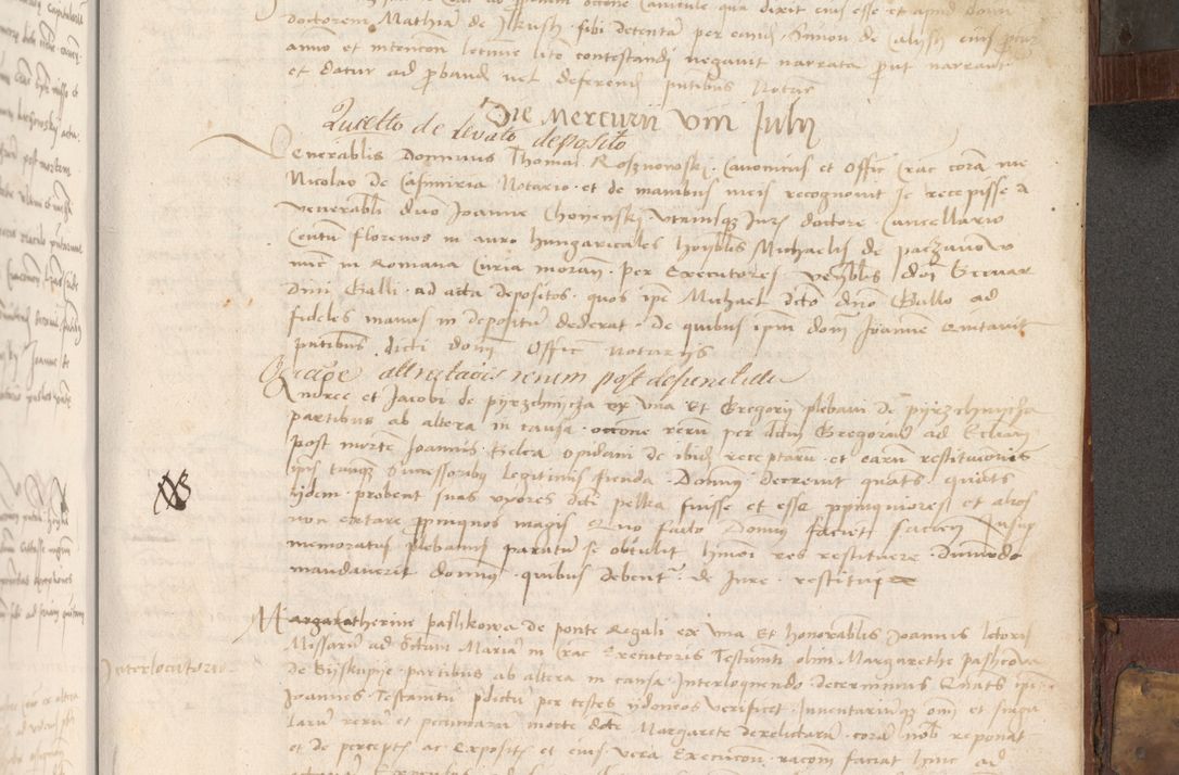 Zdjęcie nr 290 dla obiektu archiwalnego: Volumen II - um actorum episcopalium Joannis Konarski, episcopi Cracoviensis annorum sequentium: 1515, 1516, 1517, 1518, 1519, quorum indicem in dine huius voluminis videre est.