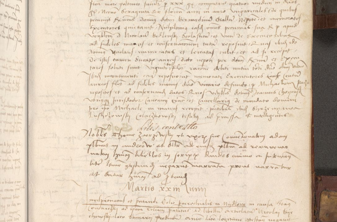 Zdjęcie nr 280 dla obiektu archiwalnego: Volumen II - um actorum episcopalium Joannis Konarski, episcopi Cracoviensis annorum sequentium: 1515, 1516, 1517, 1518, 1519, quorum indicem in dine huius voluminis videre est.