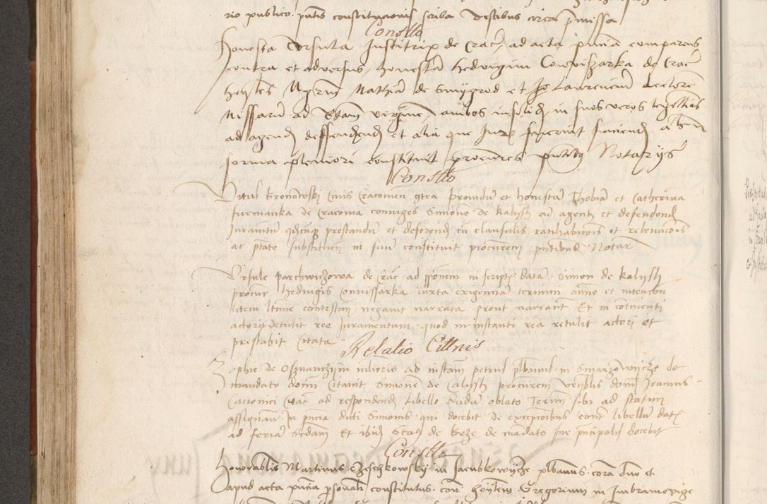 Zdjęcie nr 275 dla obiektu archiwalnego: Volumen II - um actorum episcopalium Joannis Konarski, episcopi Cracoviensis annorum sequentium: 1515, 1516, 1517, 1518, 1519, quorum indicem in dine huius voluminis videre est.