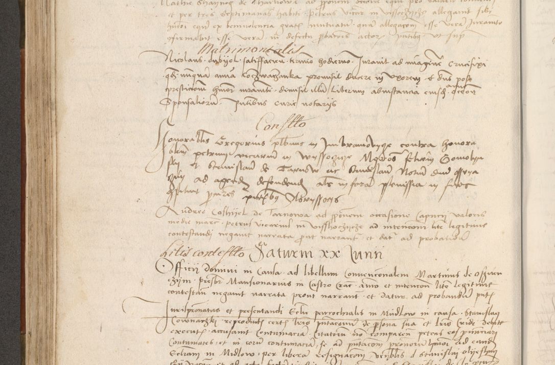 Zdjęcie nr 277 dla obiektu archiwalnego: Volumen II - um actorum episcopalium Joannis Konarski, episcopi Cracoviensis annorum sequentium: 1515, 1516, 1517, 1518, 1519, quorum indicem in dine huius voluminis videre est.