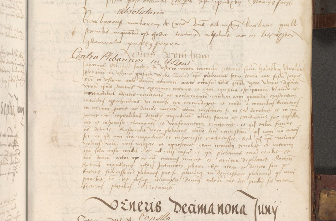 Zdjęcie nr 274 dla obiektu archiwalnego: Volumen II - um actorum episcopalium Joannis Konarski, episcopi Cracoviensis annorum sequentium: 1515, 1516, 1517, 1518, 1519, quorum indicem in dine huius voluminis videre est.