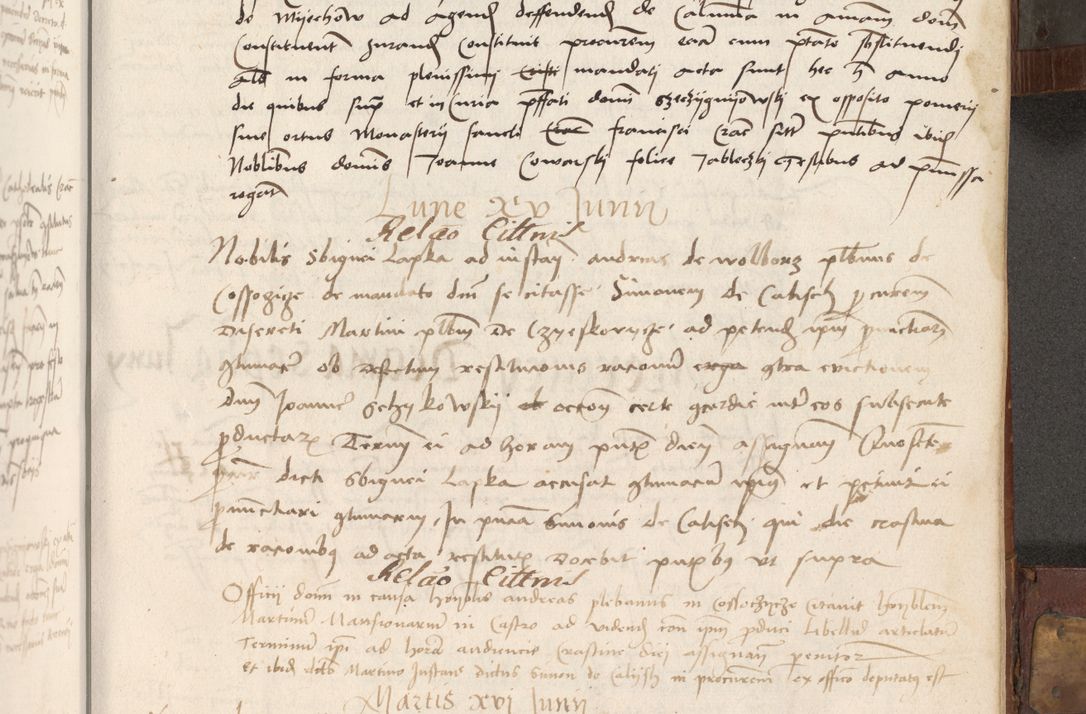 Zdjęcie nr 272 dla obiektu archiwalnego: Volumen II - um actorum episcopalium Joannis Konarski, episcopi Cracoviensis annorum sequentium: 1515, 1516, 1517, 1518, 1519, quorum indicem in dine huius voluminis videre est.