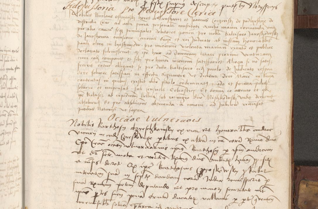 Zdjęcie nr 268 dla obiektu archiwalnego: Volumen II - um actorum episcopalium Joannis Konarski, episcopi Cracoviensis annorum sequentium: 1515, 1516, 1517, 1518, 1519, quorum indicem in dine huius voluminis videre est.
