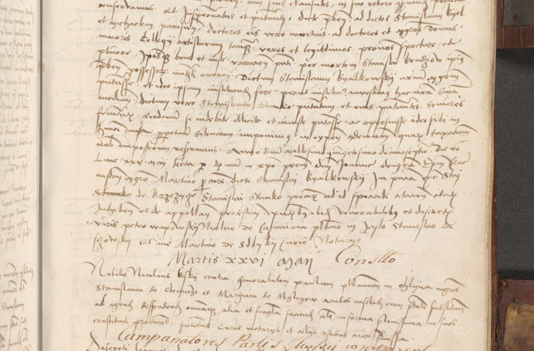 Zdjęcie nr 262 dla obiektu archiwalnego: Volumen II - um actorum episcopalium Joannis Konarski, episcopi Cracoviensis annorum sequentium: 1515, 1516, 1517, 1518, 1519, quorum indicem in dine huius voluminis videre est.