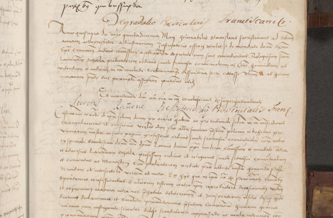 Zdjęcie nr 252 dla obiektu archiwalnego: Volumen II - um actorum episcopalium Joannis Konarski, episcopi Cracoviensis annorum sequentium: 1515, 1516, 1517, 1518, 1519, quorum indicem in dine huius voluminis videre est.