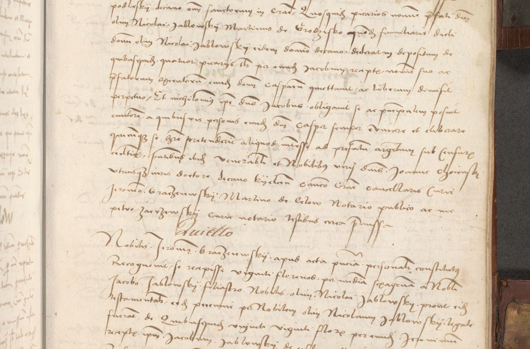 Zdjęcie nr 250 dla obiektu archiwalnego: Volumen II - um actorum episcopalium Joannis Konarski, episcopi Cracoviensis annorum sequentium: 1515, 1516, 1517, 1518, 1519, quorum indicem in dine huius voluminis videre est.