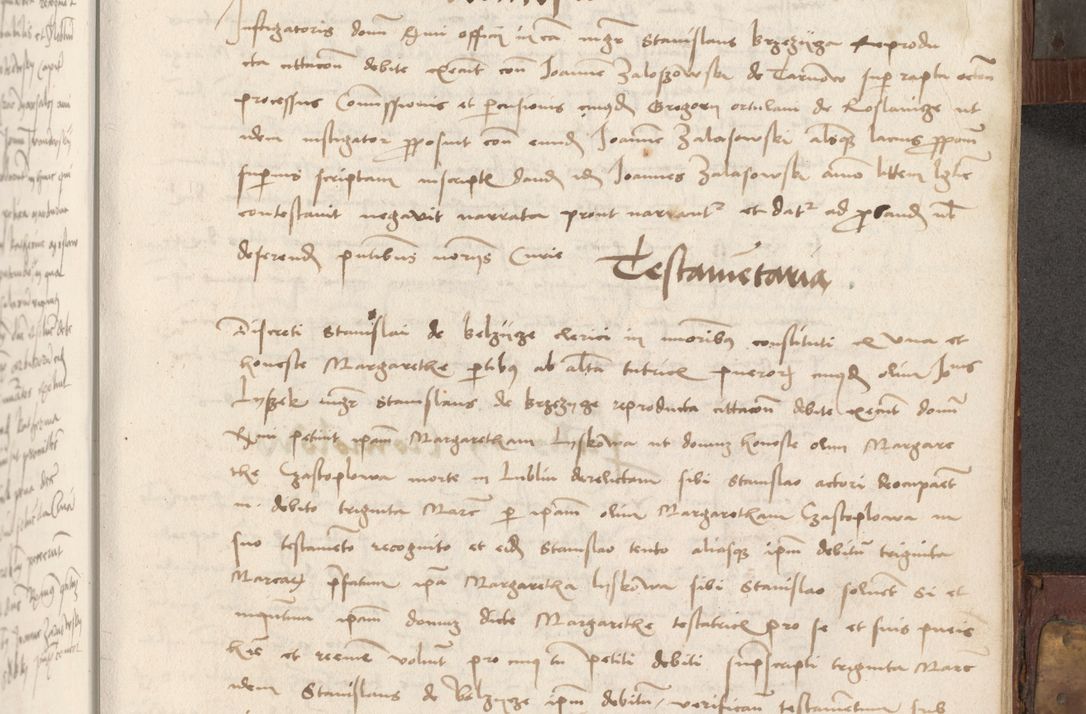 Zdjęcie nr 248 dla obiektu archiwalnego: Volumen II - um actorum episcopalium Joannis Konarski, episcopi Cracoviensis annorum sequentium: 1515, 1516, 1517, 1518, 1519, quorum indicem in dine huius voluminis videre est.