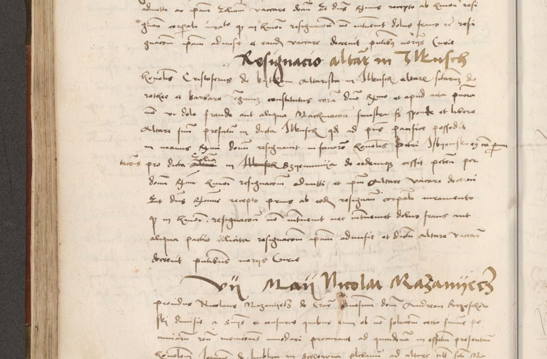 Zdjęcie nr 243 dla obiektu archiwalnego: Volumen II - um actorum episcopalium Joannis Konarski, episcopi Cracoviensis annorum sequentium: 1515, 1516, 1517, 1518, 1519, quorum indicem in dine huius voluminis videre est.
