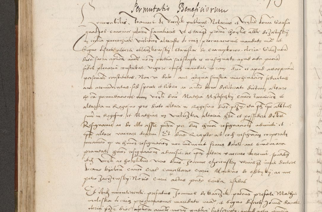 Zdjęcie nr 239 dla obiektu archiwalnego: Volumen II - um actorum episcopalium Joannis Konarski, episcopi Cracoviensis annorum sequentium: 1515, 1516, 1517, 1518, 1519, quorum indicem in dine huius voluminis videre est.