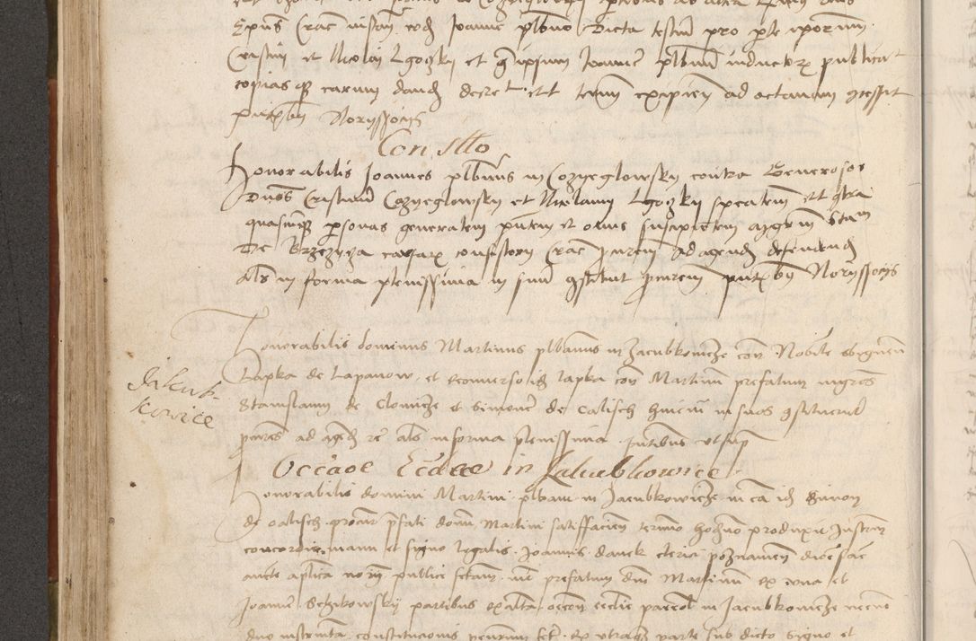 Zdjęcie nr 237 dla obiektu archiwalnego: Volumen II - um actorum episcopalium Joannis Konarski, episcopi Cracoviensis annorum sequentium: 1515, 1516, 1517, 1518, 1519, quorum indicem in dine huius voluminis videre est.