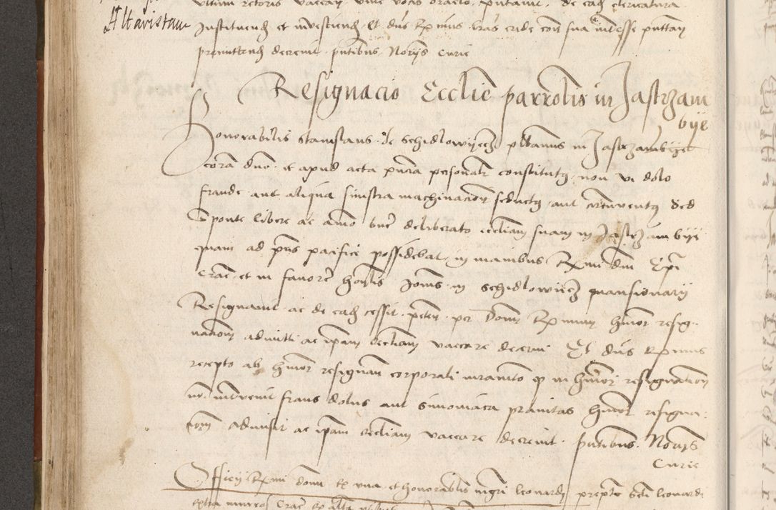Zdjęcie nr 227 dla obiektu archiwalnego: Volumen II - um actorum episcopalium Joannis Konarski, episcopi Cracoviensis annorum sequentium: 1515, 1516, 1517, 1518, 1519, quorum indicem in dine huius voluminis videre est.