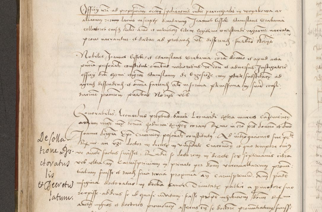 Zdjęcie nr 225 dla obiektu archiwalnego: Volumen II - um actorum episcopalium Joannis Konarski, episcopi Cracoviensis annorum sequentium: 1515, 1516, 1517, 1518, 1519, quorum indicem in dine huius voluminis videre est.