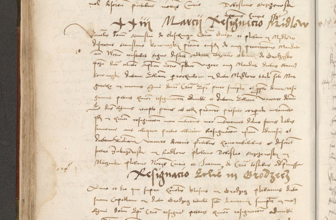 Zdjęcie nr 221 dla obiektu archiwalnego: Volumen II - um actorum episcopalium Joannis Konarski, episcopi Cracoviensis annorum sequentium: 1515, 1516, 1517, 1518, 1519, quorum indicem in dine huius voluminis videre est.