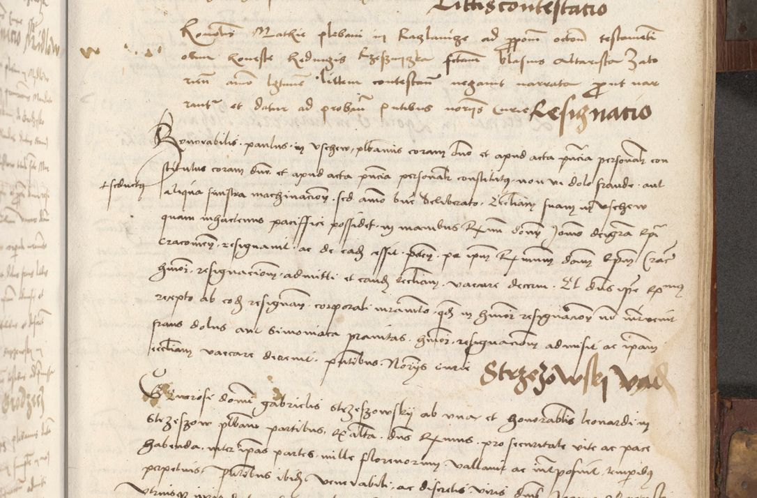 Zdjęcie nr 222 dla obiektu archiwalnego: Volumen II - um actorum episcopalium Joannis Konarski, episcopi Cracoviensis annorum sequentium: 1515, 1516, 1517, 1518, 1519, quorum indicem in dine huius voluminis videre est.