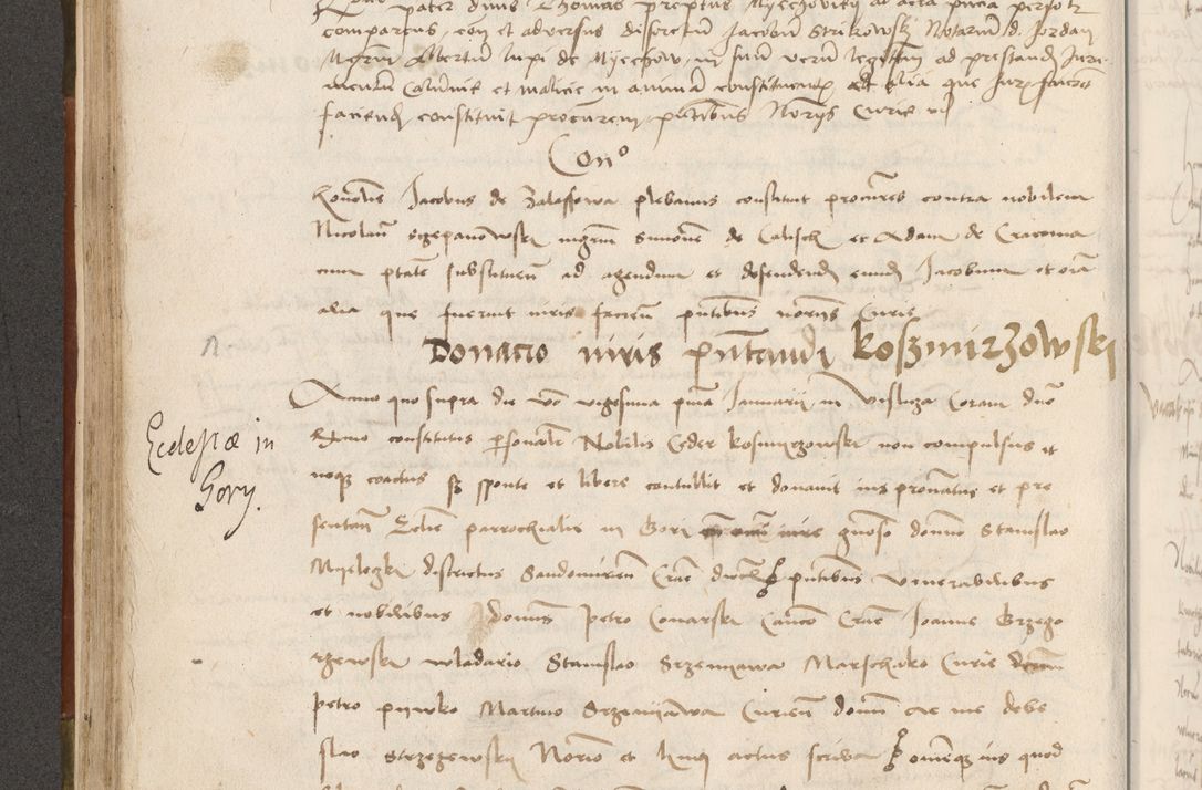 Zdjęcie nr 209 dla obiektu archiwalnego: Volumen II - um actorum episcopalium Joannis Konarski, episcopi Cracoviensis annorum sequentium: 1515, 1516, 1517, 1518, 1519, quorum indicem in dine huius voluminis videre est.