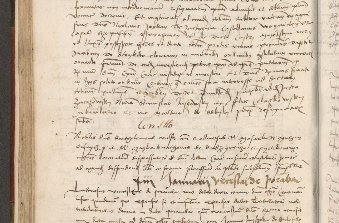 Zdjęcie nr 205 dla obiektu archiwalnego: Volumen II - um actorum episcopalium Joannis Konarski, episcopi Cracoviensis annorum sequentium: 1515, 1516, 1517, 1518, 1519, quorum indicem in dine huius voluminis videre est.