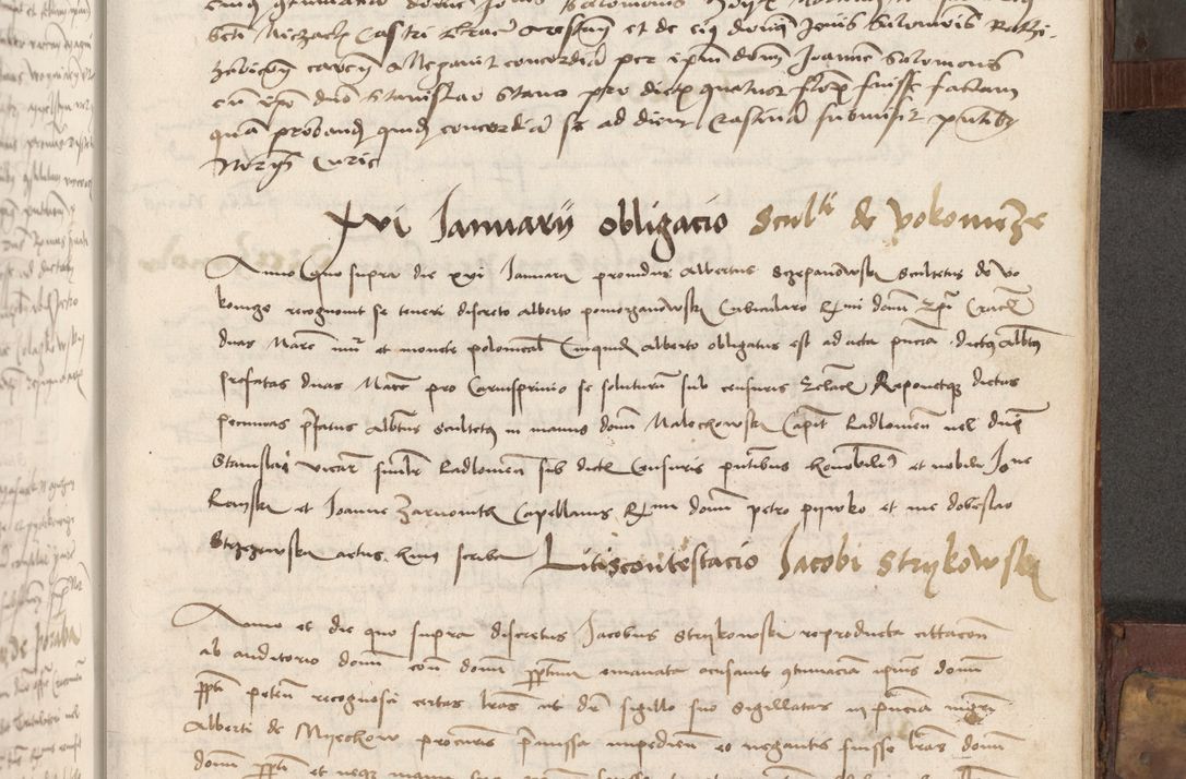 Zdjęcie nr 206 dla obiektu archiwalnego: Volumen II - um actorum episcopalium Joannis Konarski, episcopi Cracoviensis annorum sequentium: 1515, 1516, 1517, 1518, 1519, quorum indicem in dine huius voluminis videre est.
