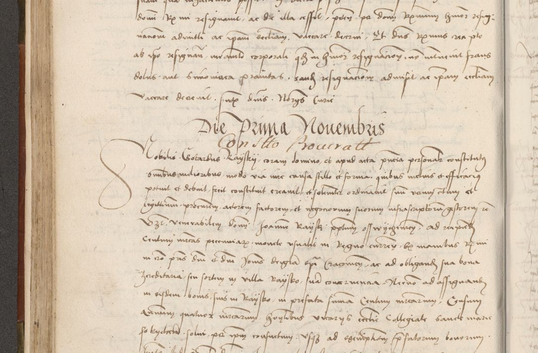 Zdjęcie nr 199 dla obiektu archiwalnego: Volumen II - um actorum episcopalium Joannis Konarski, episcopi Cracoviensis annorum sequentium: 1515, 1516, 1517, 1518, 1519, quorum indicem in dine huius voluminis videre est.