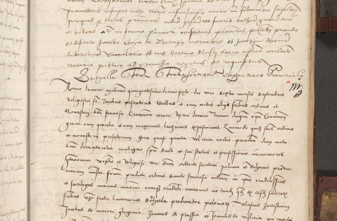 Zdjęcie nr 190 dla obiektu archiwalnego: Volumen II - um actorum episcopalium Joannis Konarski, episcopi Cracoviensis annorum sequentium: 1515, 1516, 1517, 1518, 1519, quorum indicem in dine huius voluminis videre est.