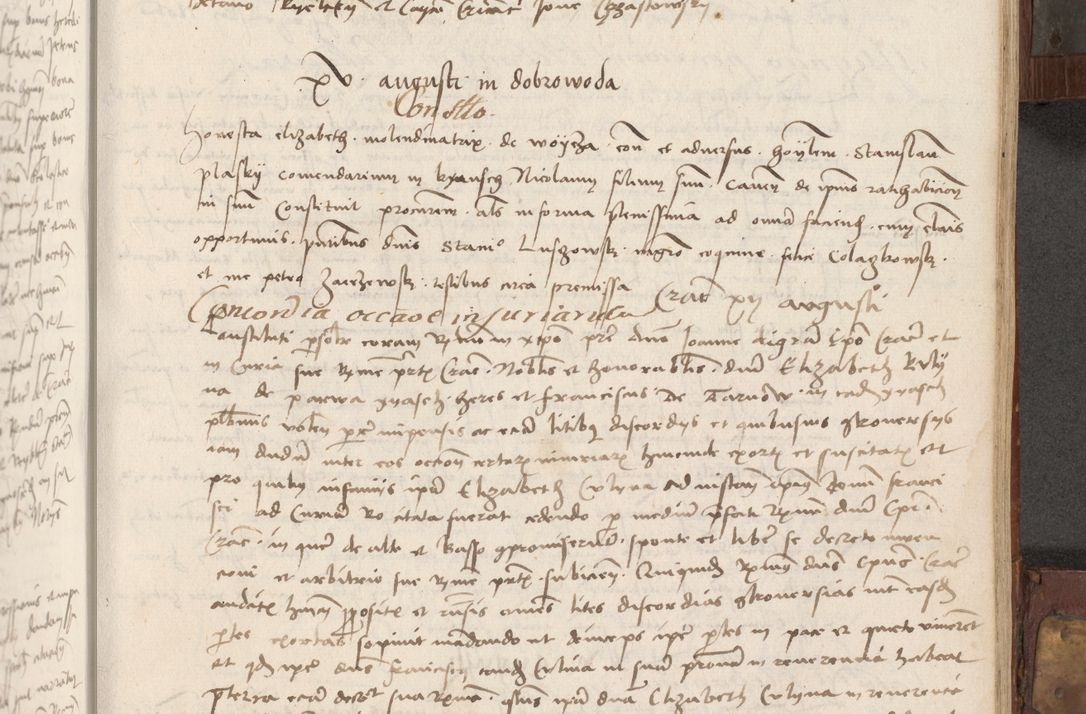 Zdjęcie nr 186 dla obiektu archiwalnego: Volumen II - um actorum episcopalium Joannis Konarski, episcopi Cracoviensis annorum sequentium: 1515, 1516, 1517, 1518, 1519, quorum indicem in dine huius voluminis videre est.