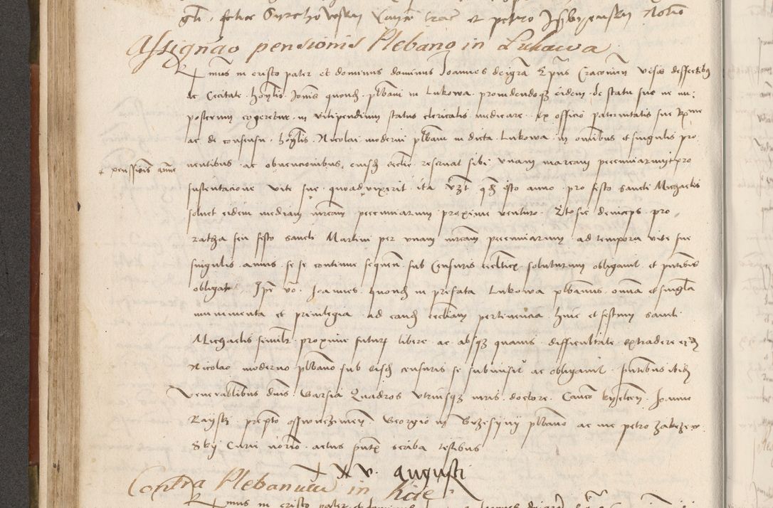 Zdjęcie nr 187 dla obiektu archiwalnego: Volumen II - um actorum episcopalium Joannis Konarski, episcopi Cracoviensis annorum sequentium: 1515, 1516, 1517, 1518, 1519, quorum indicem in dine huius voluminis videre est.