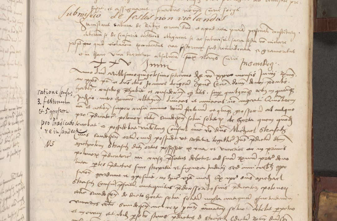 Zdjęcie nr 182 dla obiektu archiwalnego: Volumen II - um actorum episcopalium Joannis Konarski, episcopi Cracoviensis annorum sequentium: 1515, 1516, 1517, 1518, 1519, quorum indicem in dine huius voluminis videre est.