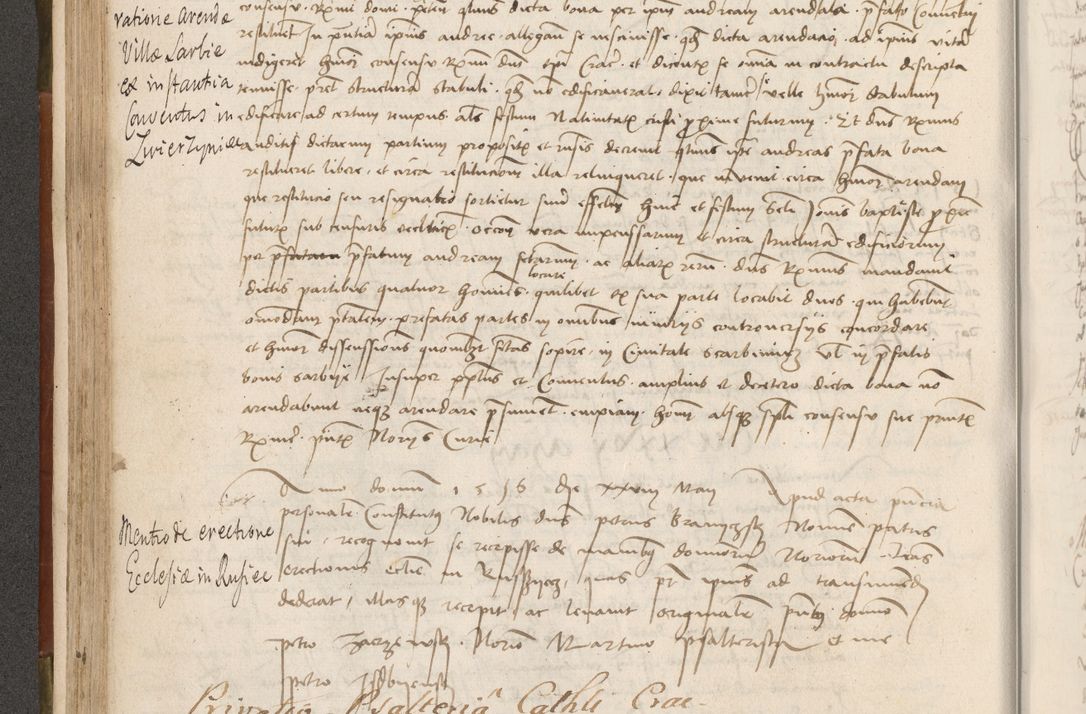 Zdjęcie nr 175 dla obiektu archiwalnego: Volumen II - um actorum episcopalium Joannis Konarski, episcopi Cracoviensis annorum sequentium: 1515, 1516, 1517, 1518, 1519, quorum indicem in dine huius voluminis videre est.