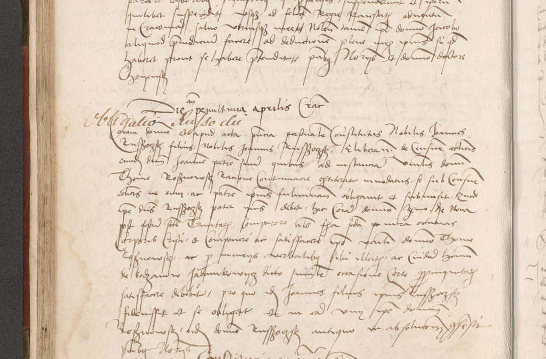 Zdjęcie nr 161 dla obiektu archiwalnego: Volumen II - um actorum episcopalium Joannis Konarski, episcopi Cracoviensis annorum sequentium: 1515, 1516, 1517, 1518, 1519, quorum indicem in dine huius voluminis videre est.