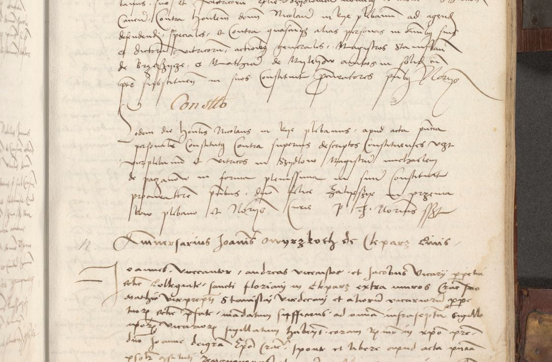 Zdjęcie nr 162 dla obiektu archiwalnego: Volumen II - um actorum episcopalium Joannis Konarski, episcopi Cracoviensis annorum sequentium: 1515, 1516, 1517, 1518, 1519, quorum indicem in dine huius voluminis videre est.