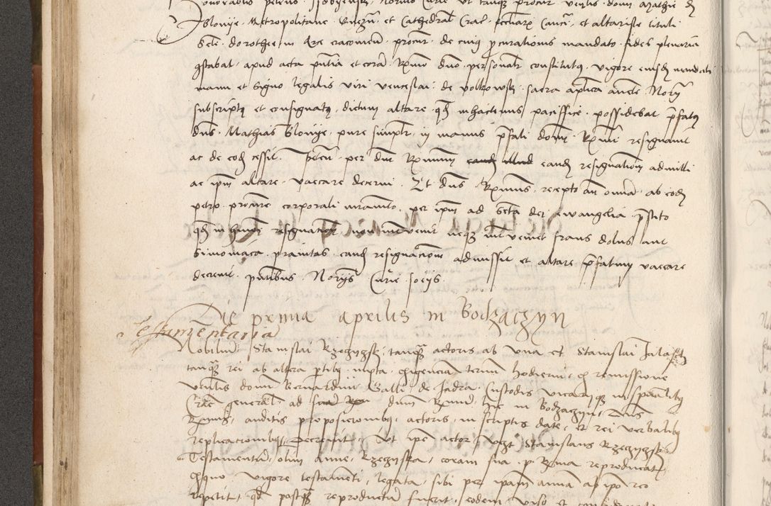 Zdjęcie nr 157 dla obiektu archiwalnego: Volumen II - um actorum episcopalium Joannis Konarski, episcopi Cracoviensis annorum sequentium: 1515, 1516, 1517, 1518, 1519, quorum indicem in dine huius voluminis videre est.