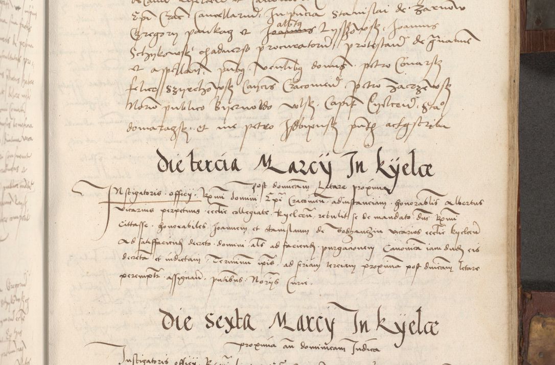 Zdjęcie nr 156 dla obiektu archiwalnego: Volumen II - um actorum episcopalium Joannis Konarski, episcopi Cracoviensis annorum sequentium: 1515, 1516, 1517, 1518, 1519, quorum indicem in dine huius voluminis videre est.