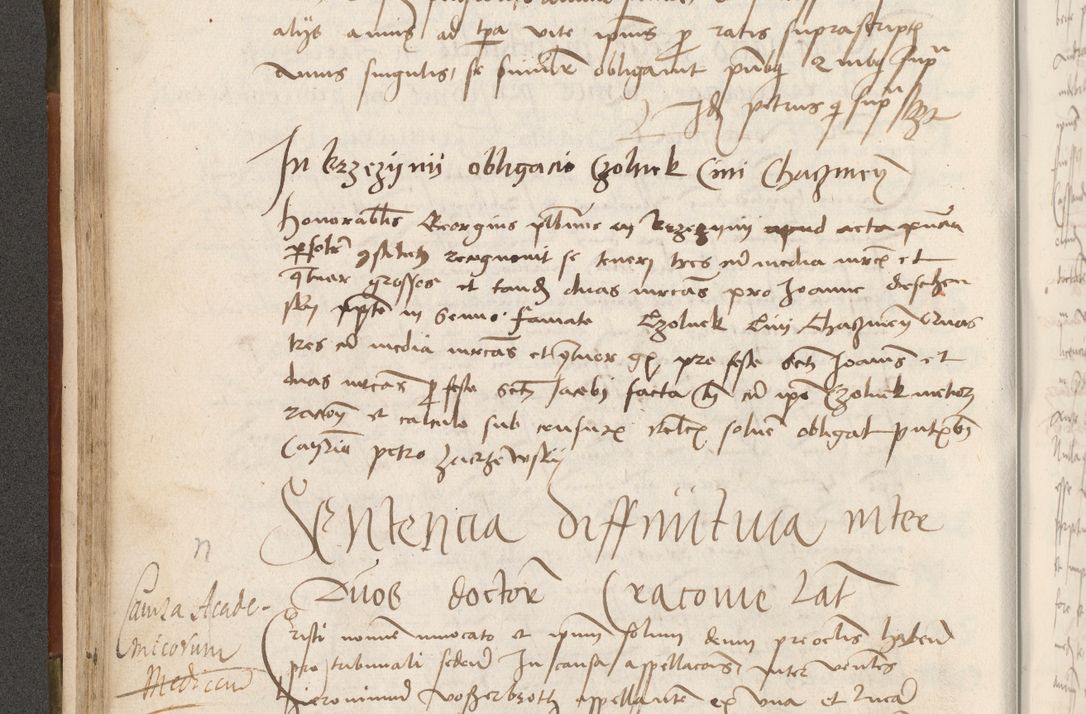 Zdjęcie nr 151 dla obiektu archiwalnego: Volumen II - um actorum episcopalium Joannis Konarski, episcopi Cracoviensis annorum sequentium: 1515, 1516, 1517, 1518, 1519, quorum indicem in dine huius voluminis videre est.