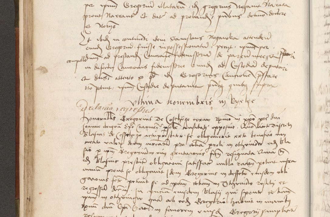 Zdjęcie nr 147 dla obiektu archiwalnego: Volumen II - um actorum episcopalium Joannis Konarski, episcopi Cracoviensis annorum sequentium: 1515, 1516, 1517, 1518, 1519, quorum indicem in dine huius voluminis videre est.