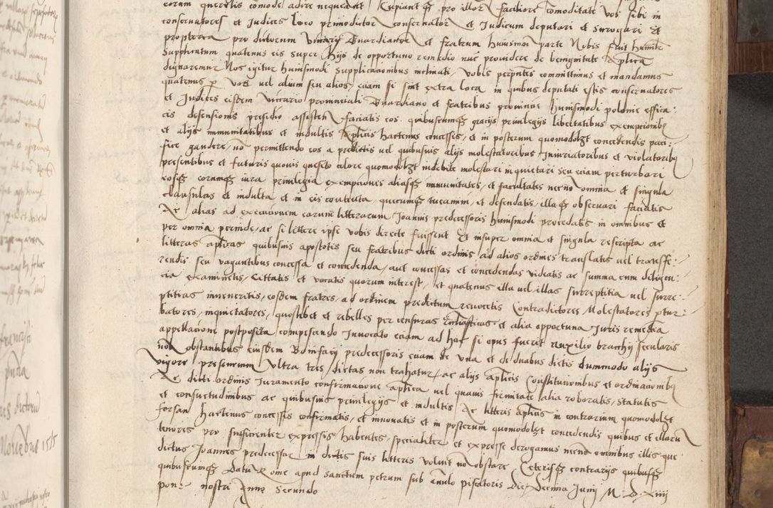 Zdjęcie nr 144 dla obiektu archiwalnego: Volumen II - um actorum episcopalium Joannis Konarski, episcopi Cracoviensis annorum sequentium: 1515, 1516, 1517, 1518, 1519, quorum indicem in dine huius voluminis videre est.