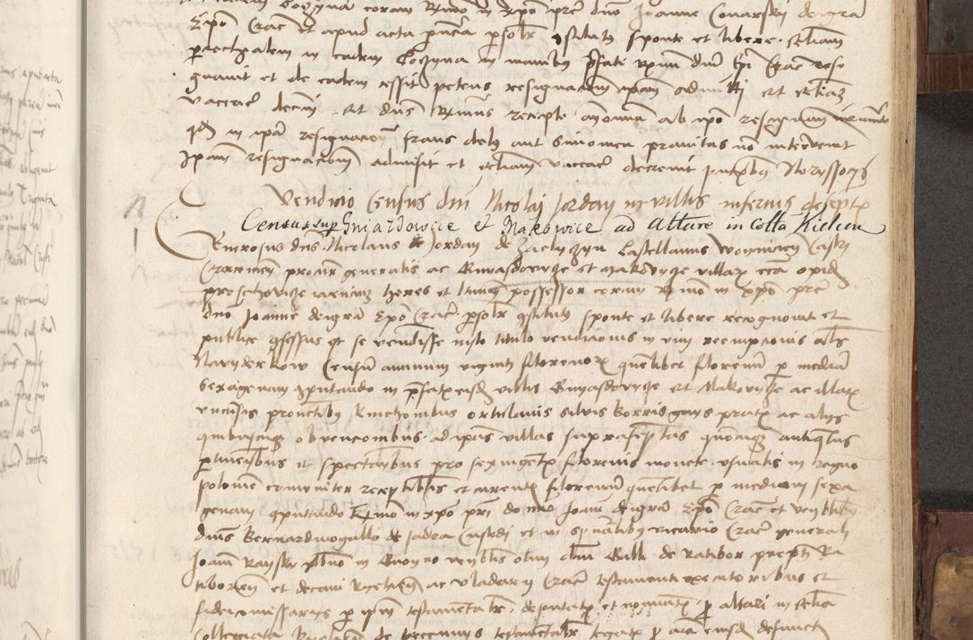 Zdjęcie nr 142 dla obiektu archiwalnego: Volumen II - um actorum episcopalium Joannis Konarski, episcopi Cracoviensis annorum sequentium: 1515, 1516, 1517, 1518, 1519, quorum indicem in dine huius voluminis videre est.