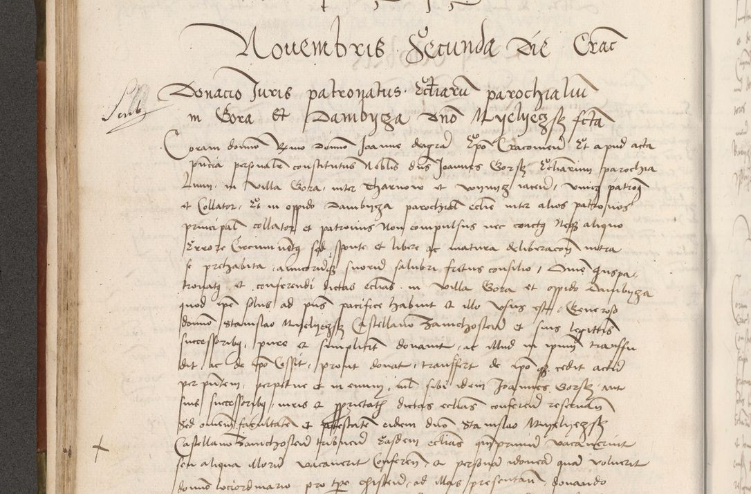 Zdjęcie nr 139 dla obiektu archiwalnego: Volumen II - um actorum episcopalium Joannis Konarski, episcopi Cracoviensis annorum sequentium: 1515, 1516, 1517, 1518, 1519, quorum indicem in dine huius voluminis videre est.