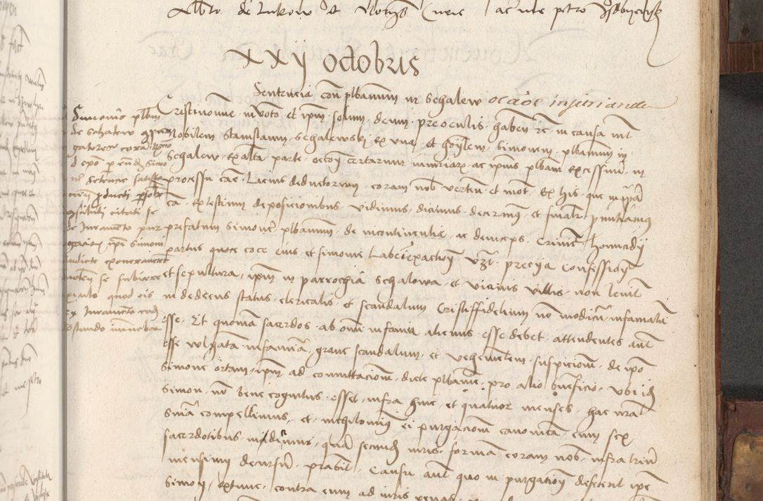 Zdjęcie nr 138 dla obiektu archiwalnego: Volumen II - um actorum episcopalium Joannis Konarski, episcopi Cracoviensis annorum sequentium: 1515, 1516, 1517, 1518, 1519, quorum indicem in dine huius voluminis videre est.