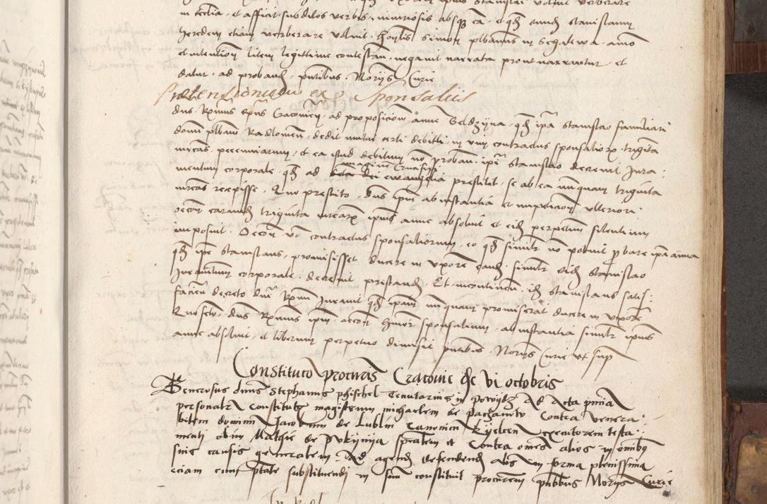 Zdjęcie nr 134 dla obiektu archiwalnego: Volumen II - um actorum episcopalium Joannis Konarski, episcopi Cracoviensis annorum sequentium: 1515, 1516, 1517, 1518, 1519, quorum indicem in dine huius voluminis videre est.