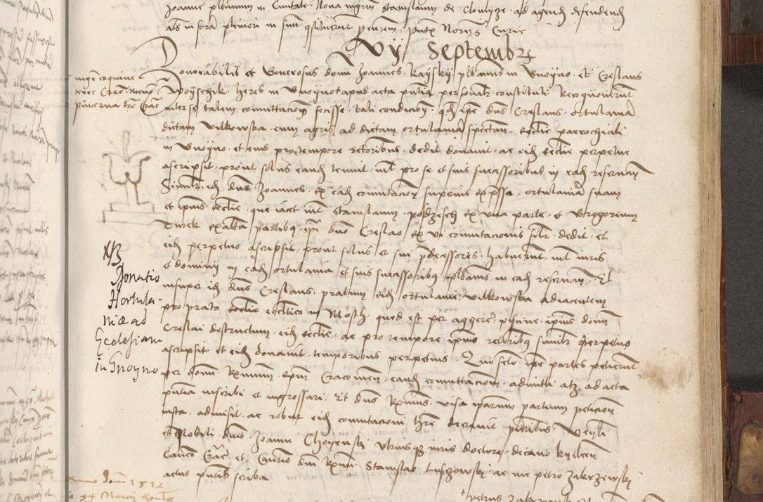 Zdjęcie nr 130 dla obiektu archiwalnego: Volumen II - um actorum episcopalium Joannis Konarski, episcopi Cracoviensis annorum sequentium: 1515, 1516, 1517, 1518, 1519, quorum indicem in dine huius voluminis videre est.
