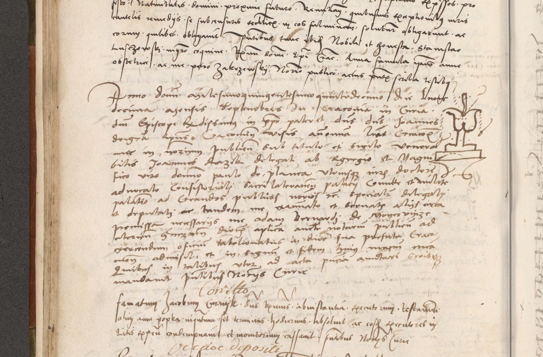 Zdjęcie nr 131 dla obiektu archiwalnego: Volumen II - um actorum episcopalium Joannis Konarski, episcopi Cracoviensis annorum sequentium: 1515, 1516, 1517, 1518, 1519, quorum indicem in dine huius voluminis videre est.