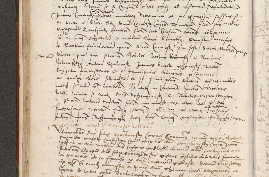 Zdjęcie nr 129 dla obiektu archiwalnego: Volumen II - um actorum episcopalium Joannis Konarski, episcopi Cracoviensis annorum sequentium: 1515, 1516, 1517, 1518, 1519, quorum indicem in dine huius voluminis videre est.