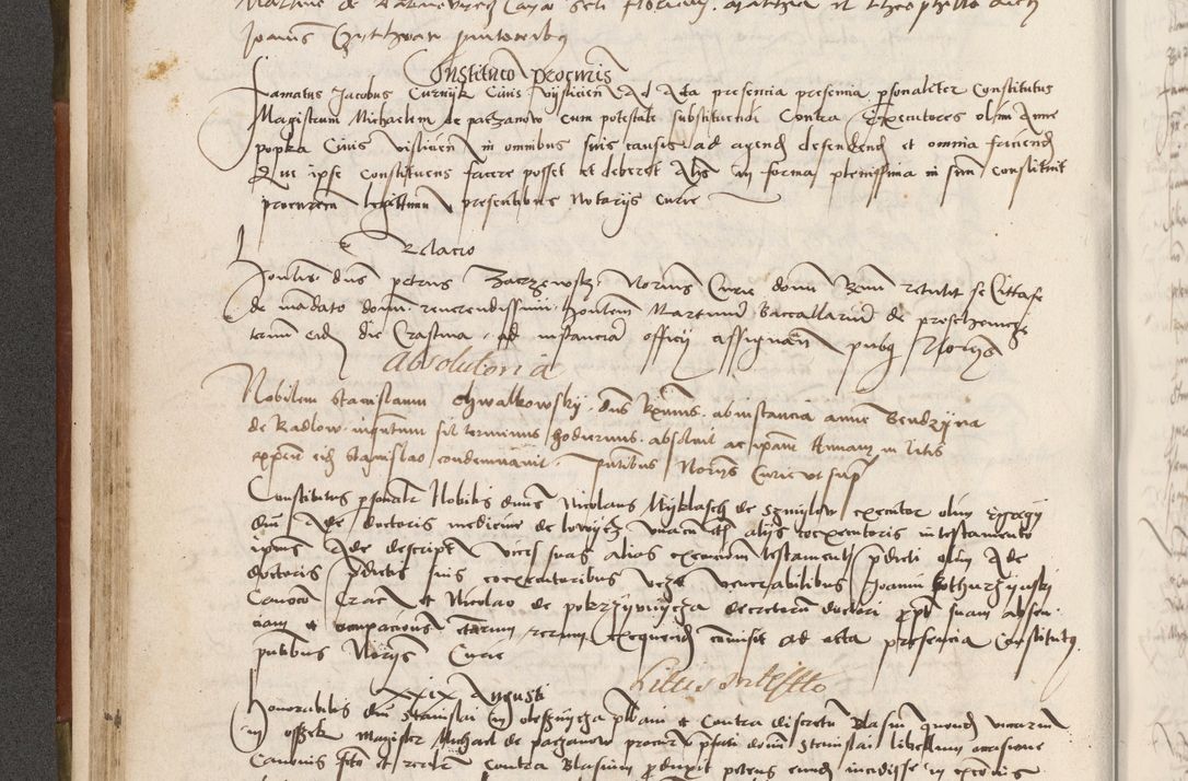 Zdjęcie nr 125 dla obiektu archiwalnego: Volumen II - um actorum episcopalium Joannis Konarski, episcopi Cracoviensis annorum sequentium: 1515, 1516, 1517, 1518, 1519, quorum indicem in dine huius voluminis videre est.